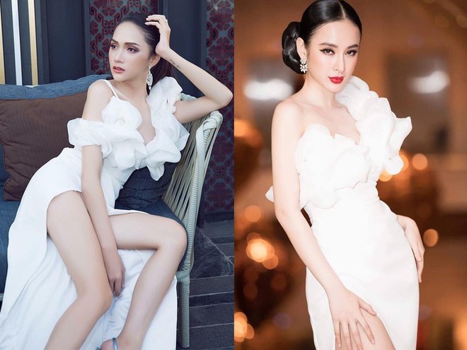 Hoa hậu Hương Giang táo bạo với đầm xẻ cao tận hông, thách thức  cả cô nàng táo bạo Angela Phương Trinh - Ảnh 9.