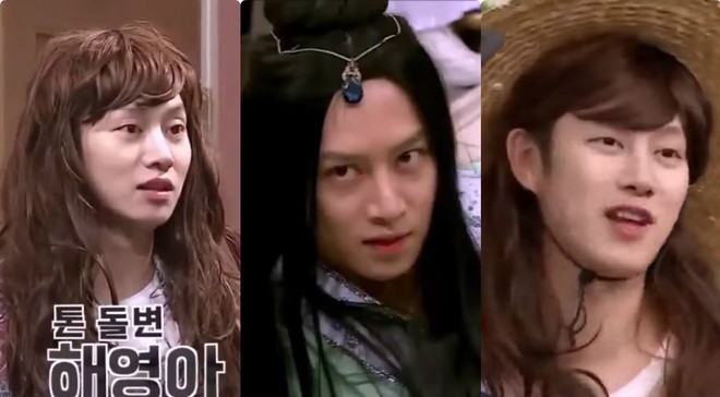 Choáng ngợp những màn giả gái thần sầu của siêu sao vũ trụ Kim Heechul trên các show truyền hình - Ảnh 4.