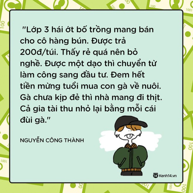 Kỉ niệm lần đầu kiếm ra tiền của bạn bá đạo như thế nào? - Ảnh 7.