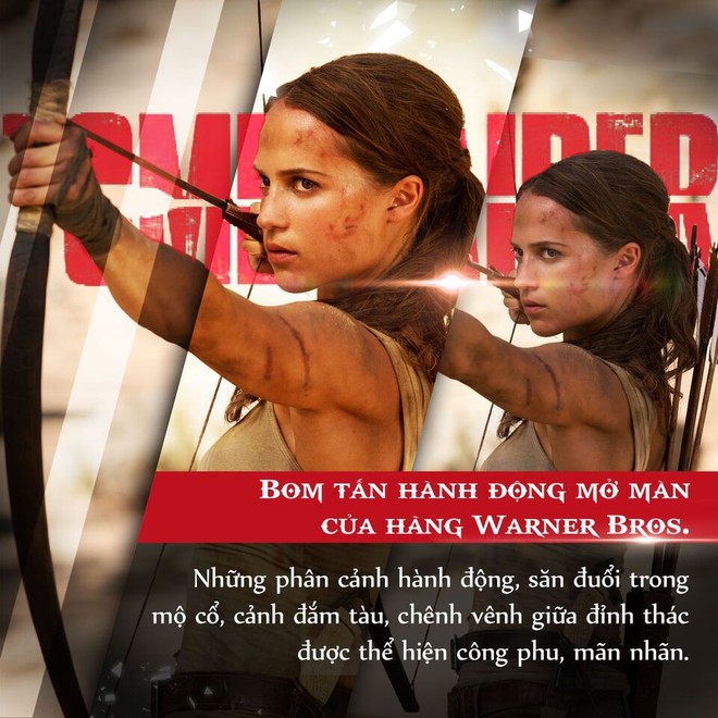 4 lí do khiến tín đồ điện ảnh đang phát cuồng vì bom tấn Tomb Raider 2018 - Ảnh 3. 4 lí do khiến tín đồ điện ảnh đang phát cuồng vì bom tấn Tomb Raider 2018 - Ảnh 3.