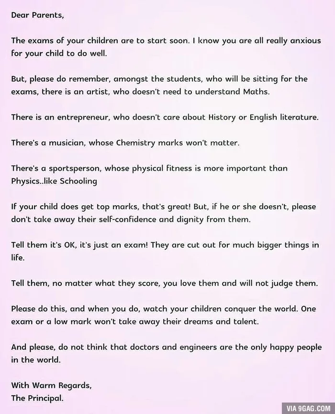 Điều gì trong bức thư của thầy hiệu trưởng gửi các phụ huynh khiến nó lan tỏa khắp thế giới suốt 2 năm qua? - Ảnh 1.