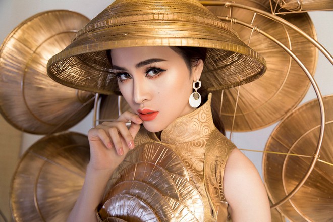 Cận cảnh Trang phục sinh thái Thư Dung đem đi tranh tài tại Miss Eco International 2018 - Ảnh 5.