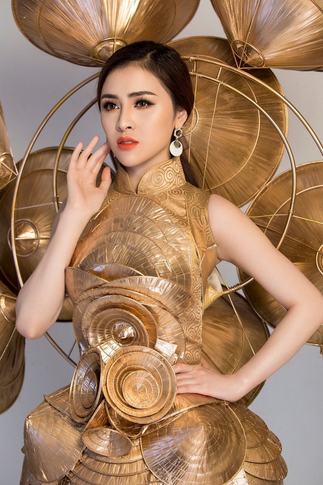 Cận cảnh Trang phục sinh thái Thư Dung đem đi tranh tài tại Miss Eco International 2018 - Ảnh 4.