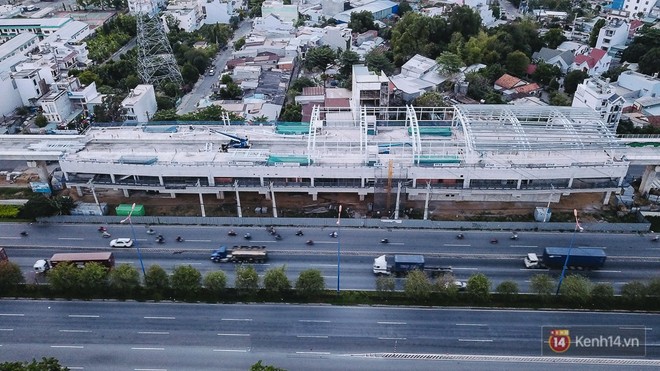 Cận cảnh mái vòm bằng thép công nghệ cao vừa lắp cho 2 nhà ga của tuyến Metro Bến Thành - Suối Tiên - Ảnh 8.