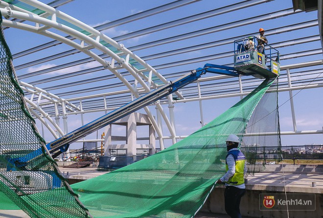 Cận cảnh mái vòm bằng thép công nghệ cao vừa lắp cho 2 nhà ga của tuyến Metro Bến Thành - Suối Tiên - Ảnh 10.