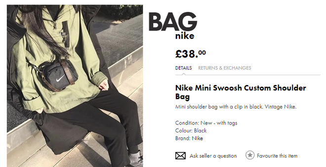 Giá bình dân lại chất không kém đồ hiệu, mẫu túi đeo chéo mini của Nike đang thu phục hàng loạt bạn trẻ châu Á - Ảnh 4.