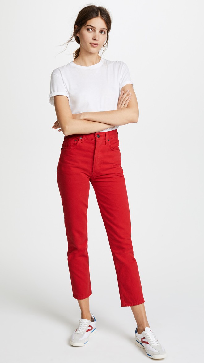 Zara cùng loạt thương hiệu khác lăng xê nhiệt tình mẫu quần jeans sắc màu trong hè này - Ảnh 5.