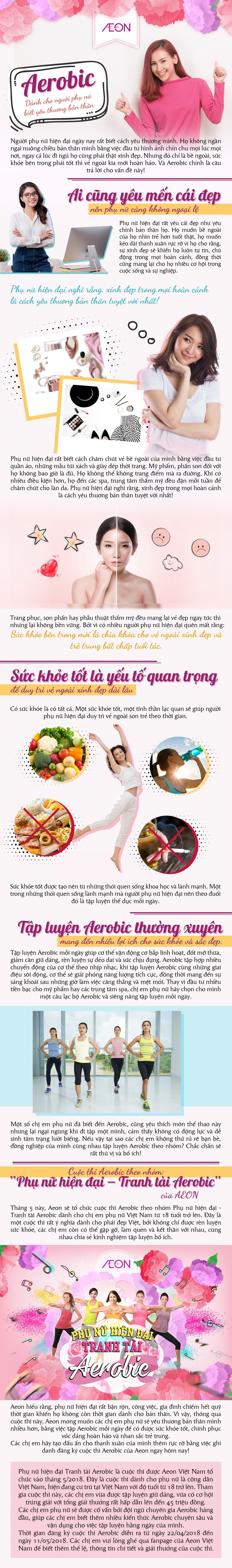 Aerobic D&agrave;nh cho người phụ nữ biết y&ecirc;u thương bản th&acirc;n - Ảnh 1.