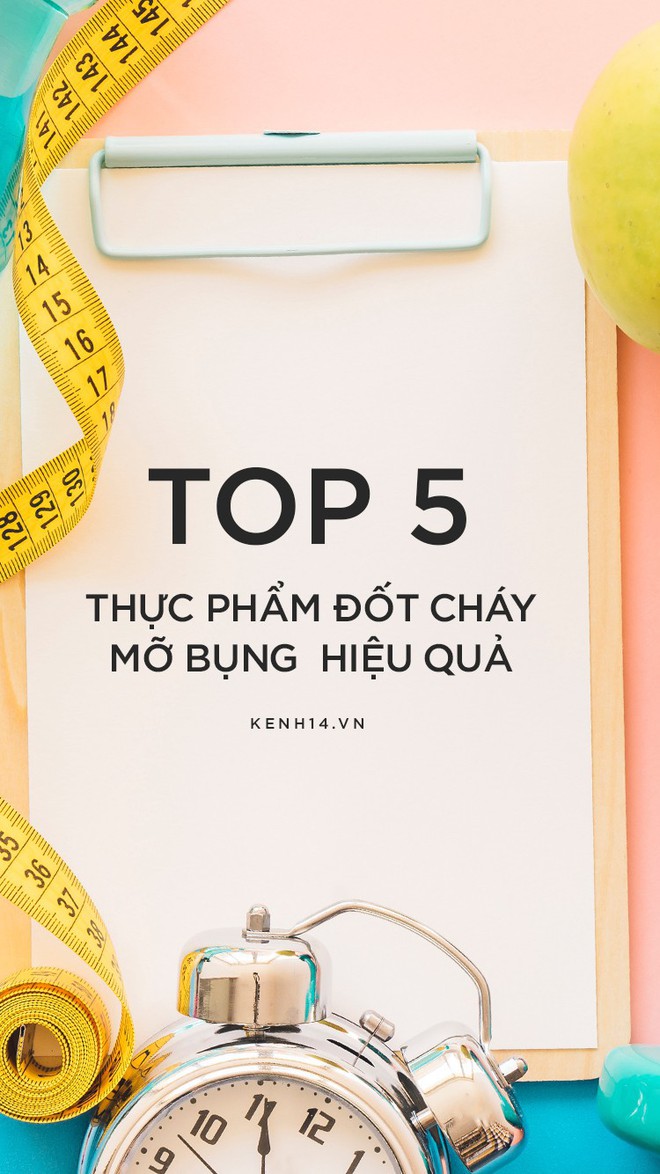 Lười tập thể dục thì hãy ăn 5 thực phẩm sau để đốt cháy mỡ bụng hiệu quả - Ảnh 1.