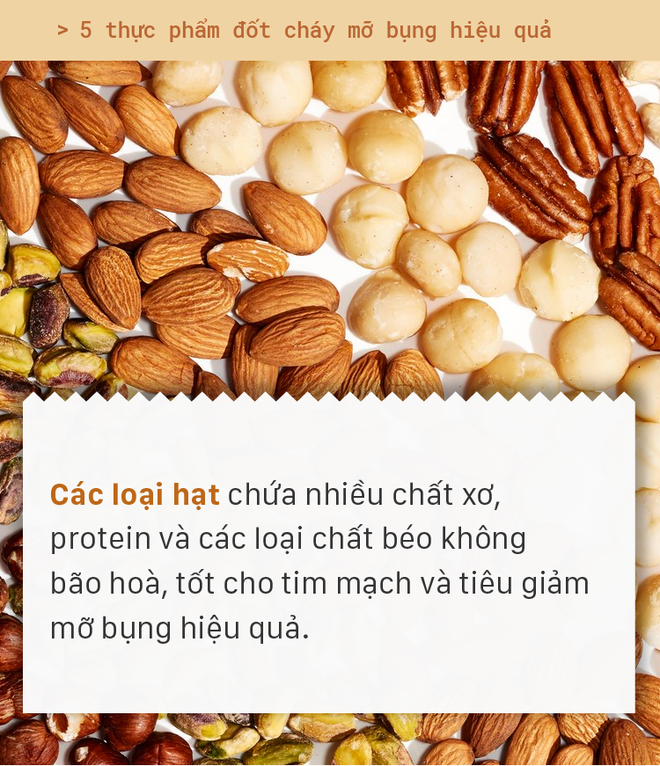 Lười tập thể dục thì hãy ăn 5 thực phẩm sau để đốt cháy mỡ bụng hiệu quả - Ảnh 3.