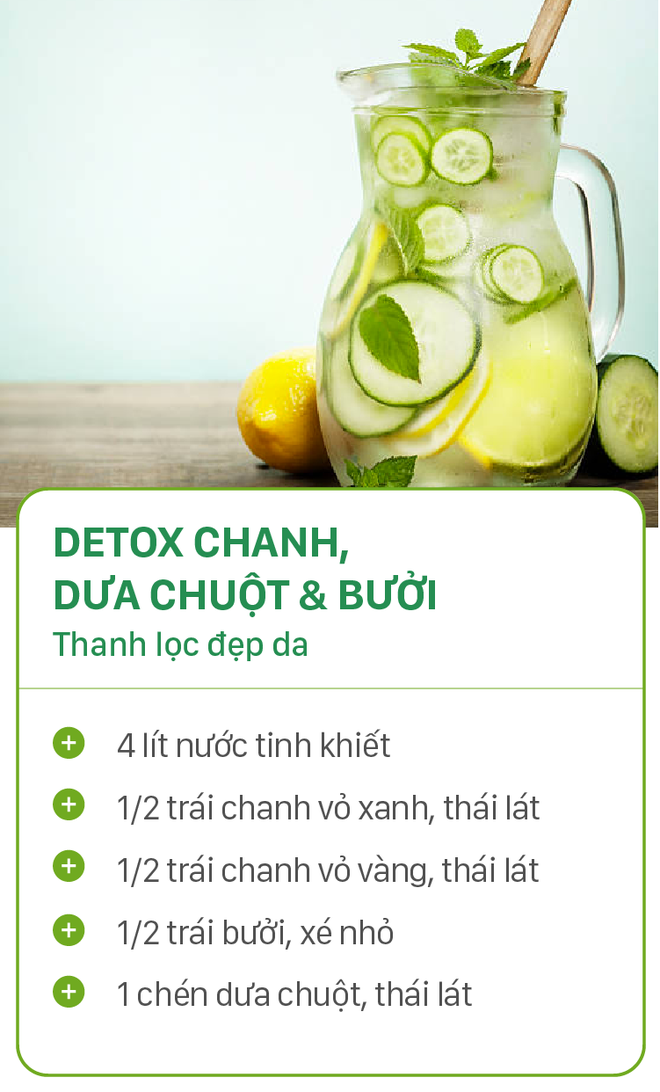 8 công thức detox đơn giản vừa đẹp da vừa chống lão hóa cực hiệu quả - Ảnh 2.