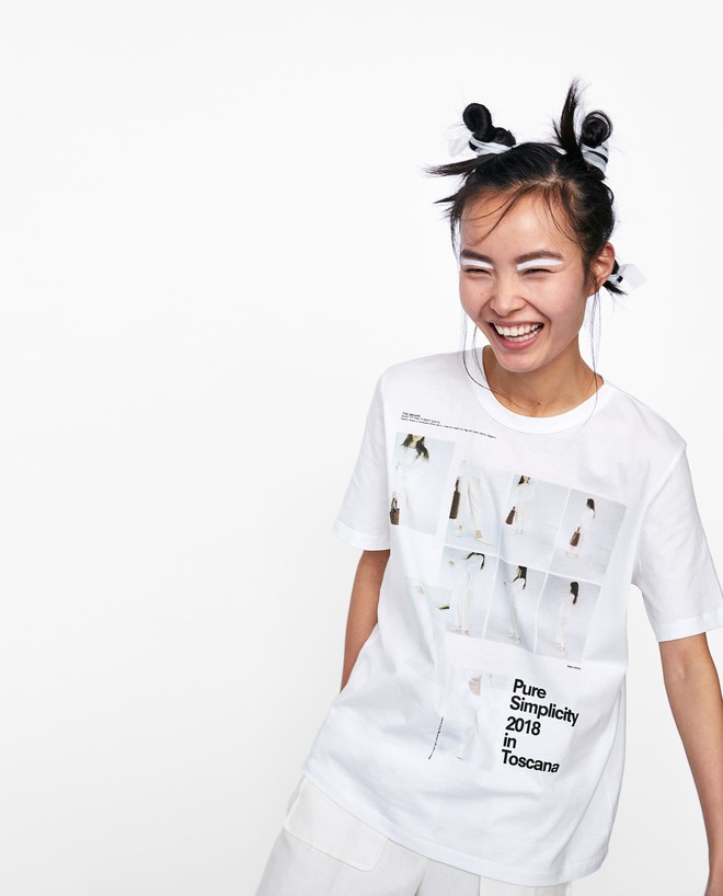 Nếu chán áo phông trắng trơn hay in chữ, Zara H&M còn đủ kiểu áo in hình nổi bật mà giá chưa quá 500 ngàn đồng - Ảnh 3.