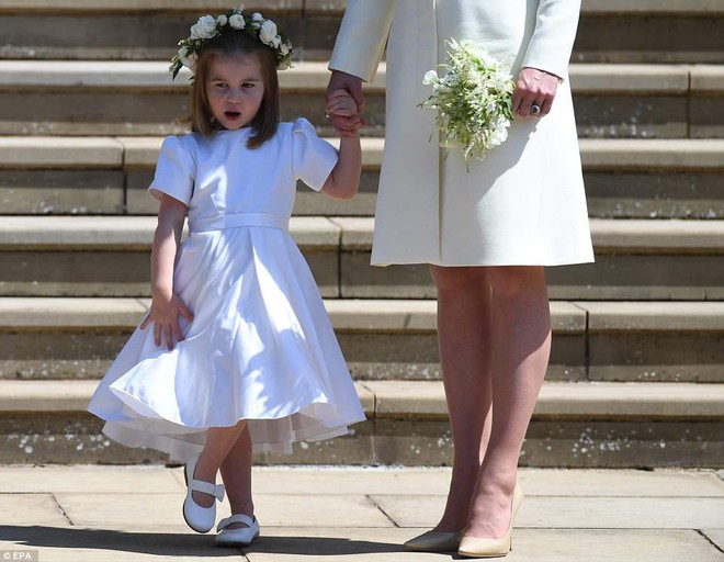 Hình ảnh trái ngược của Công chúa Charlotte và Hoàng tử George trong đám cưới cổ tích Hoàng gia gây sốt cộng đồng mạng - Ảnh 7.