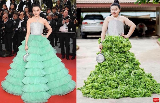 Bất ngờ với phản ứng của Phạm Băng Băng và Lý Thần khi bắt gặp cô gái Thái Lan cosplay phong cách - Ảnh 2. Bất ngờ với phản ứng của Phạm Băng Băng và Lý Thần khi bắt gặp cô gái Thái Lan cosplay phong cách - Ảnh 2.