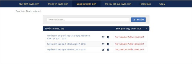 Hướng dẫn bố mẹ đăng ký tuyển sinh trực tuyến vào lớp 1 năm học 2018 - 2019 trên địa bàn Hà Nội - Ảnh 3.