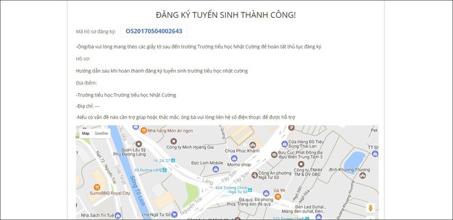 Hướng dẫn bố mẹ đăng ký tuyển sinh trực tuyến vào lớp 1 năm học 2018 - 2019 trên địa bàn Hà Nội - Ảnh 8.
