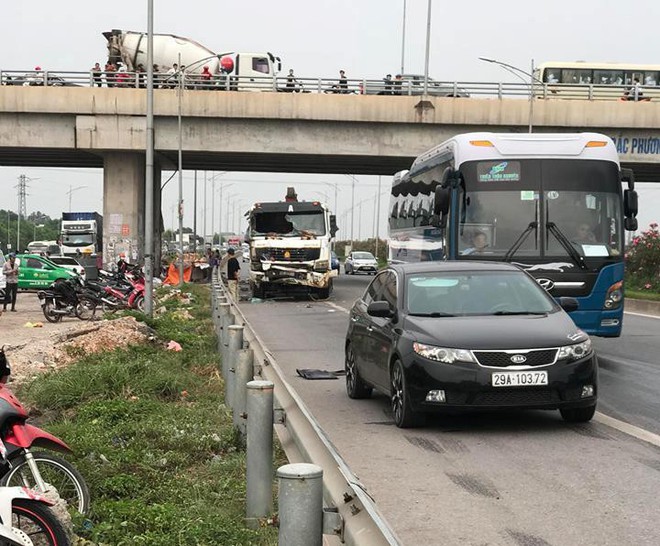 Tai nạn thảm khốc trên cao tốc Hà Nội - Bắc Giang: 2 người chết, 6 người nhập viện - Ảnh 4.