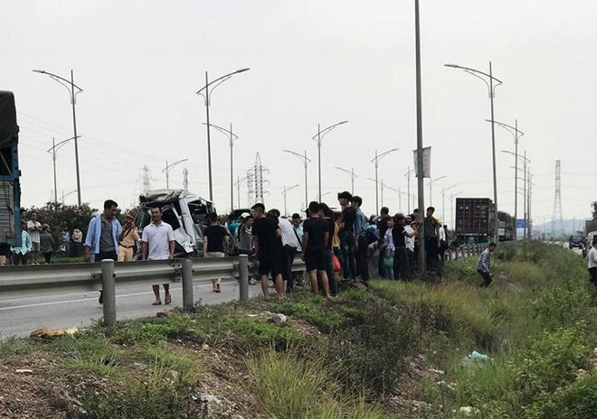 Tai nạn thảm khốc trên cao tốc Hà Nội - Bắc Giang: 2 người chết, 6 người nhập viện - Ảnh 5.