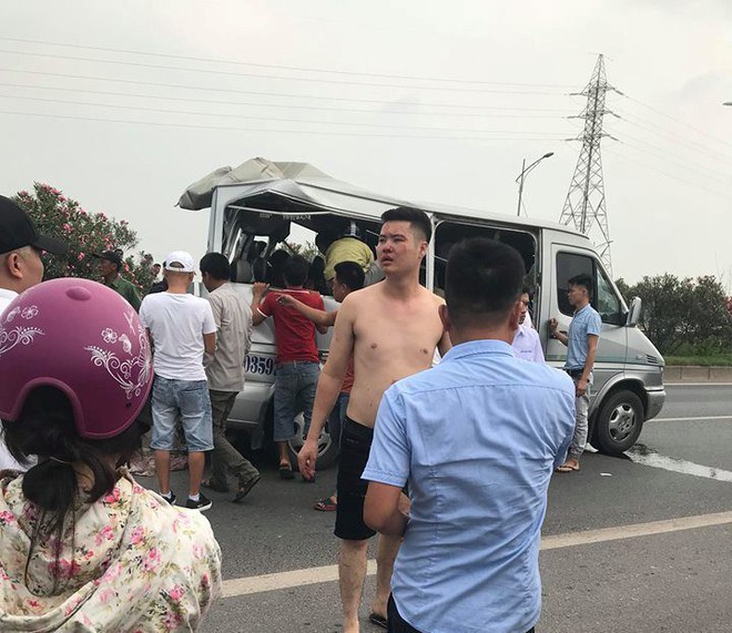 Tai nạn thảm khốc trên cao tốc Hà Nội - Bắc Giang: 2 người chết, 6 người nhập viện - Ảnh 7.