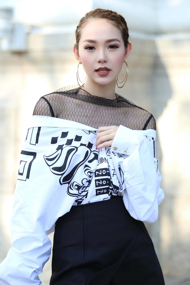 Bị Võ Hoàng Yến chê không thể ngồi ghế nóng The Face, Minh Hằng đáp trả: Tôi được mời mà! - Ảnh 3. Bị Võ Hoàng Yến chê không thể ngồi ghế nóng The Face, Minh Hằng đáp trả: Tôi được mời mà! - Ảnh 3.