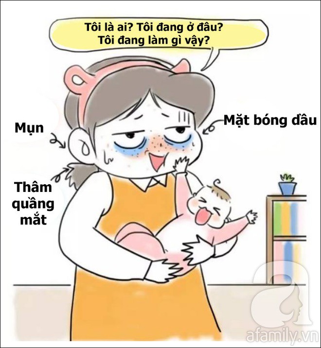 Bộ tranh: Khác biệt giữa tưởng tượng và thực tế sau khi sinh con - Ảnh 11.