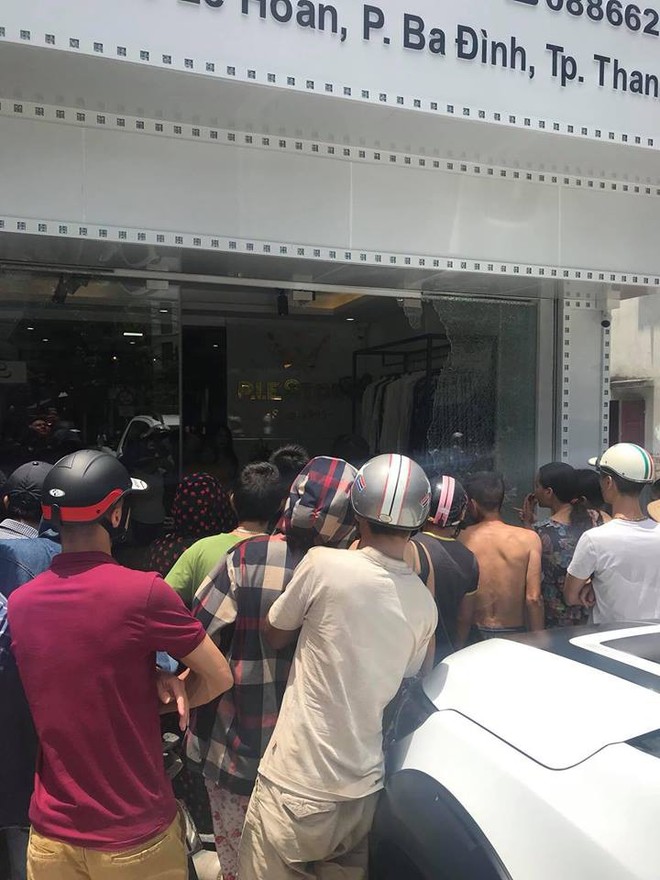 Thanh Hóa: Một phụ nữ bị thương sau tiếng nổ lớn ở shop quần áo chuẩn bị khai trương - Ảnh 3.
