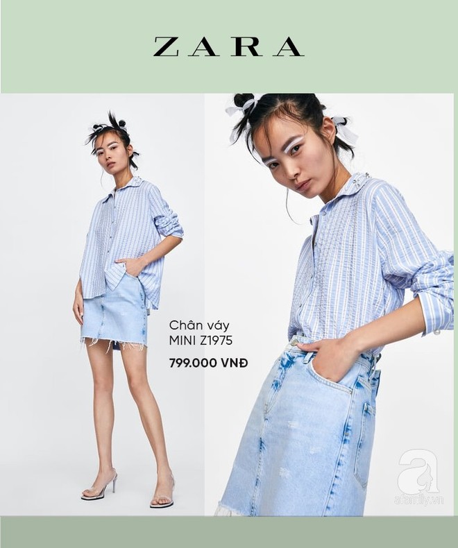 13 mẫu chân váy ngắn dáng xinh yêu mà giá cực vừa mắt đến từ thương hiệu H&M và Zara - Ảnh 8.