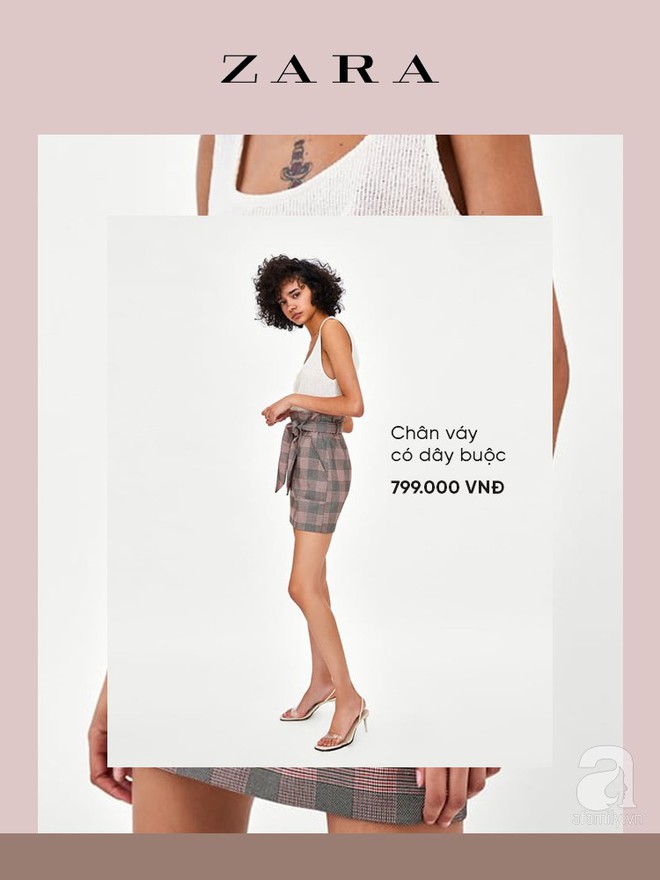 13 mẫu chân váy ngắn dáng xinh yêu mà giá cực vừa mắt đến từ thương hiệu H&M và Zara - Ảnh 9.