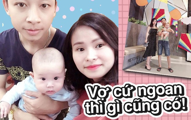 Hóa ra chồng “soái ca” là có thật: Tháng “nộp” vài chục triệu, trông con cho vợ đi chơi, tuyên bố “vợ cứ ngoan thì gì cũng có” - Ảnh 1.