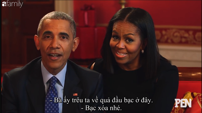 Cười ngất khi Đệ nhất phu nhân Michelle liên tục nói xấu Cựu Tổng thống Barack Obama trên truyền hình - Ảnh 4.