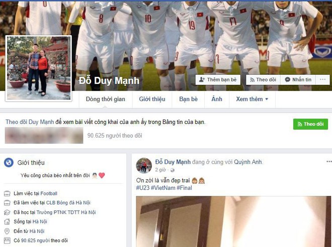 Ngay sau chiến thắng, profile của các cầu thủ U23 được chia sẻ liên tục, facebook cá nhân cũng tăng follow ầm ầm - Ảnh 26.