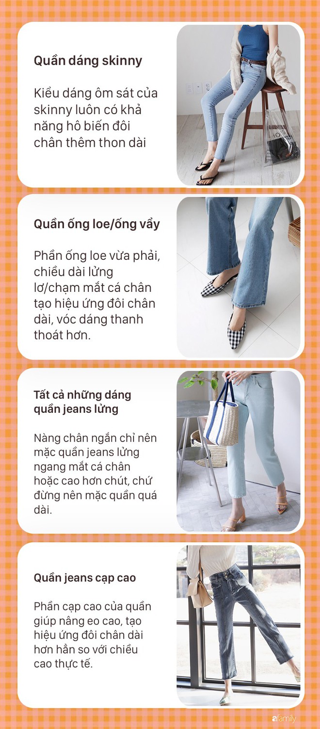 Nàng nào chân ngắn thử ngay mấy dáng quần jeans này, nhìn cao thêm cả chục phân chứ chẳng ít - Ảnh 5.