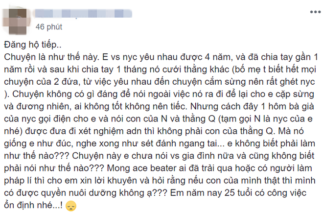 Người yêu cũ đi lấy chồng, sau 1 năm chàng trai bỗng nhận được thông báo như sét đánh bên tai - Ảnh 1.