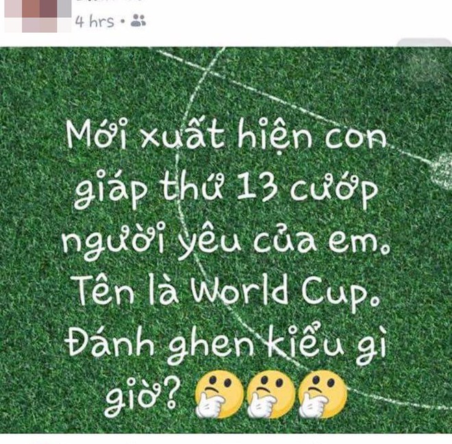 Chị em phát rồ mùa World Cup: Chồng ăn bóng đá, ngủ bóng đá và quên luôn vợ - Ảnh 3.