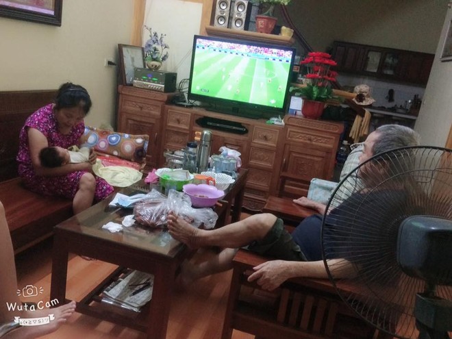 Có ai sướng như nàng dâu này: Bố mẹ chồng chăm từ a-z, hết trông con cho ngủ nướng lại thoải mái xem World Cup - Ảnh 4.
