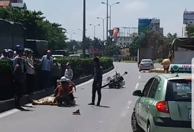 Hưng Yên: Một CSGT bị thương nặng trong vụ tai nạn giao thông - Ảnh 1.