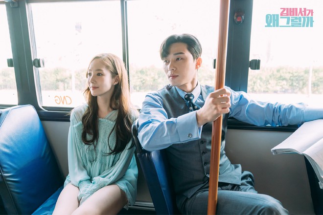 Park Min Young và Park Seo Joon rạng rỡ trong loạt ảnh hậu trường mới của Thư ký Kim - Ảnh 5.