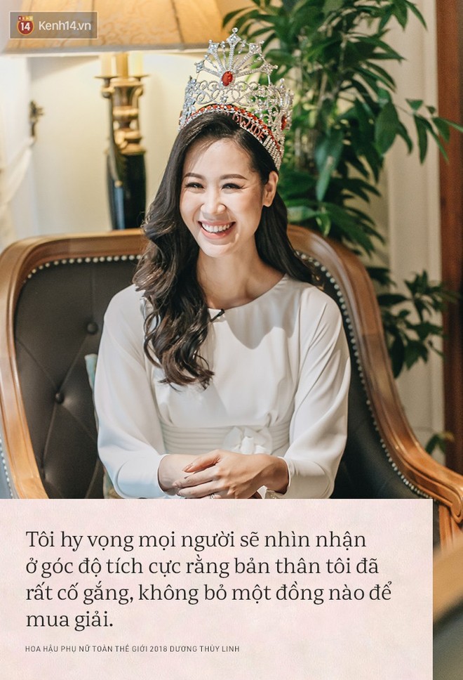 Tân Hoa hậu Phụ nữ Toàn thế giới 2018 Dương Thùy Linh: Thu nhập của tôi cao hơn chồng rất nhiều - Ảnh 4.