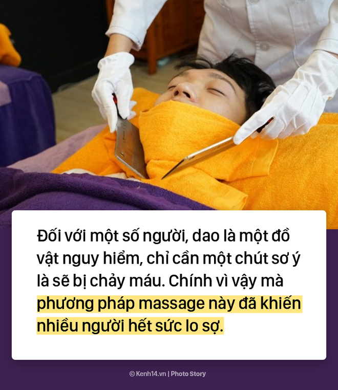 Đài Loan: Kinh dị với kiểu massage thư giãn bằng... dao băm thịt - Ảnh 2.