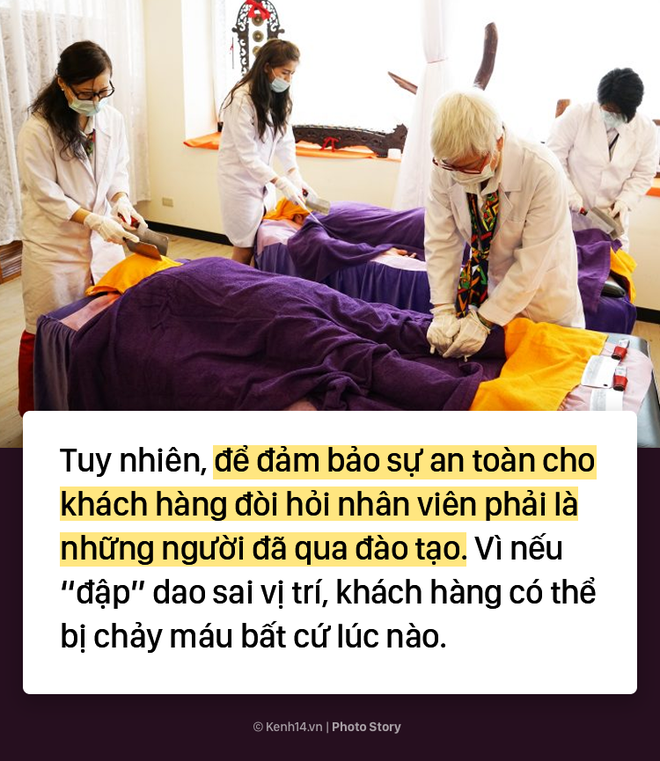 Đài Loan: Kinh dị với kiểu massage thư giãn bằng... dao băm thịt - Ảnh 5.