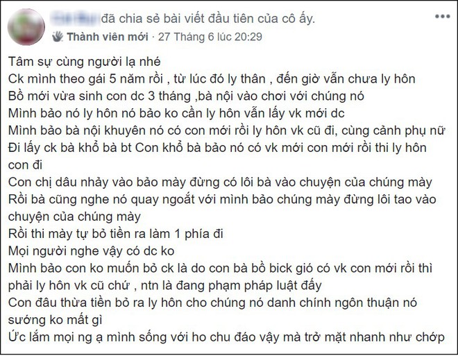 Ly thân 5 năm, chồng công khai qua lại và có con với bồ nhí nhưng nhất quyết không chịu ly hôn với vợ cũ - Ảnh 1.