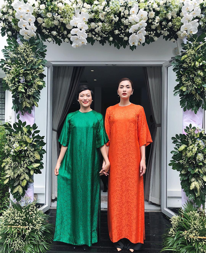 Chỉ mặc áo dài mà Tăng Thanh Hà cũng gây xôn xao mạng xã hội - Ảnh 1.