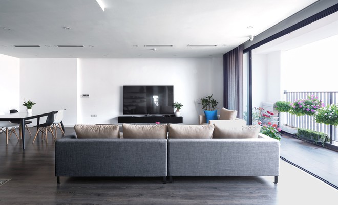 Ngắm căn hộ tối giản nhưng sang trọng và rất dễ ứng dụng cho nhà chung cư ở Cầu Giấy, Hà Nội - Ảnh 2.
