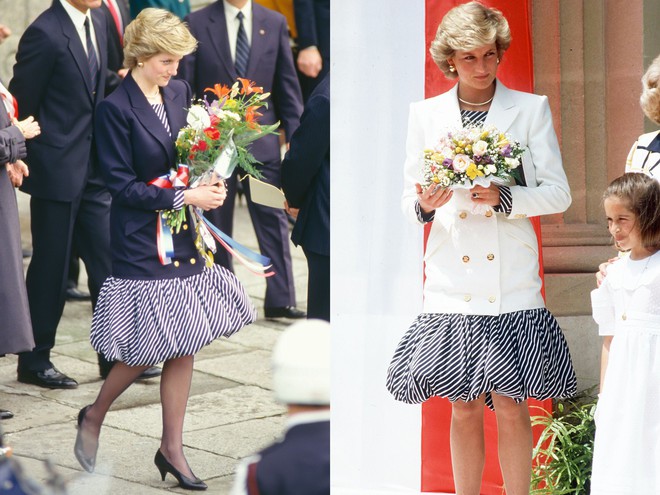 Không hổ danh fashion icon của mọi thời đại, Công nương Diana có những lần tái chế trang phục khiến nhiều người ngưỡng mộ  - Ảnh 5.