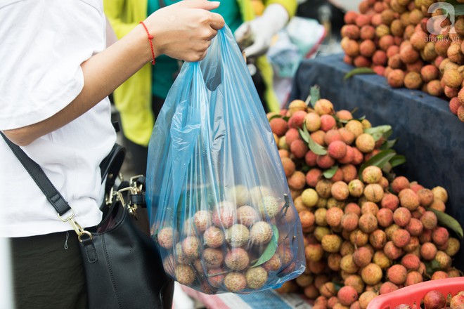Giá vải thiều rẻ, nhưng người mua vẫn không mặn mà với quả vải - Ảnh 9. Giá vải thiều rẻ, nhưng người mua vẫn không mặn mà với quả vải - Ảnh 9.