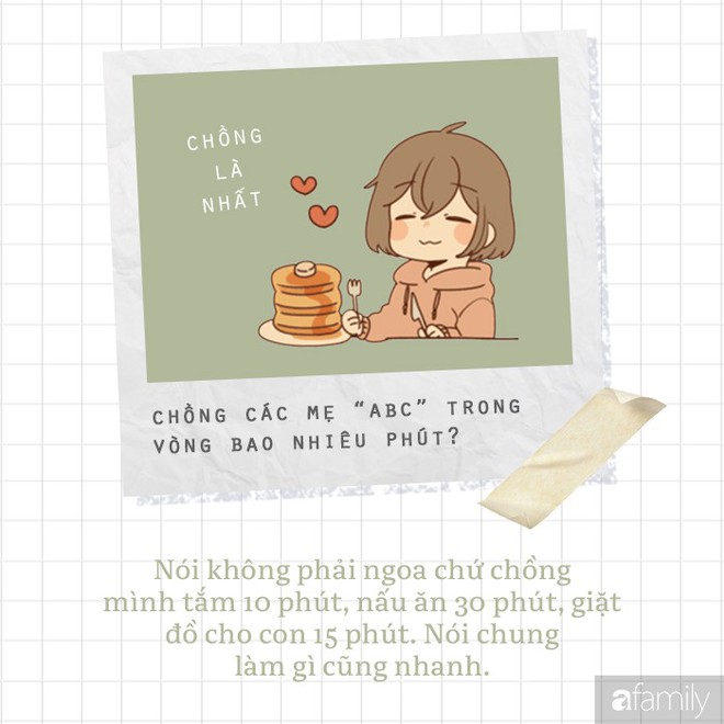 Hãy khai thật đi nào, chồng các mẹ “abc” được bao nhiêu phút? - Ảnh 1.