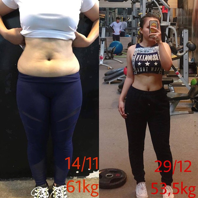 Giảm 10kg chỉ sau 2 tháng tập gym theo hướng dẫn của huấn luyện viên, cô gái trẻ sở hữu thân hình nuột nà, tự tin đón Tết - Ảnh 2.
