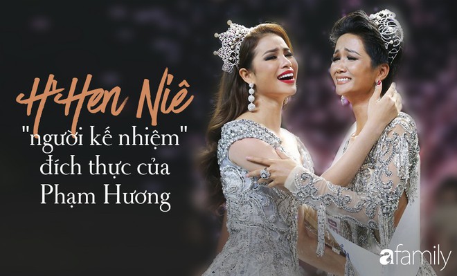 Cư dân mạng chỉ ra những điểm chung thú vị giữa Hoa hậu Phạm Hương và người kế nhiệm HHen Niê - Ảnh 1.