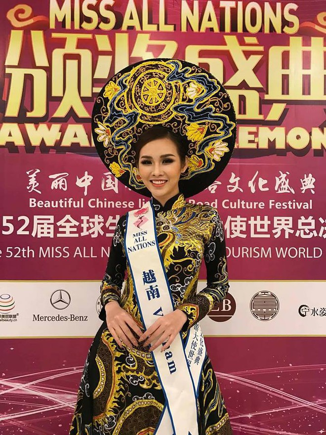 Thí sinh trượt Hoa hậu Hoàn vũ Việt Nam 2017 đăng quang Á hậu 2 Hoa hậu các quốc gia tại Trung Quốc - Ảnh 3.