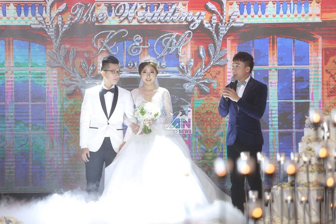 Huỳnh Mi - em gái Trấn Thành vừa lên xe hoa, anh trai trực tiếp làm MC trong đám cưới hoành tráng - Ảnh 4.